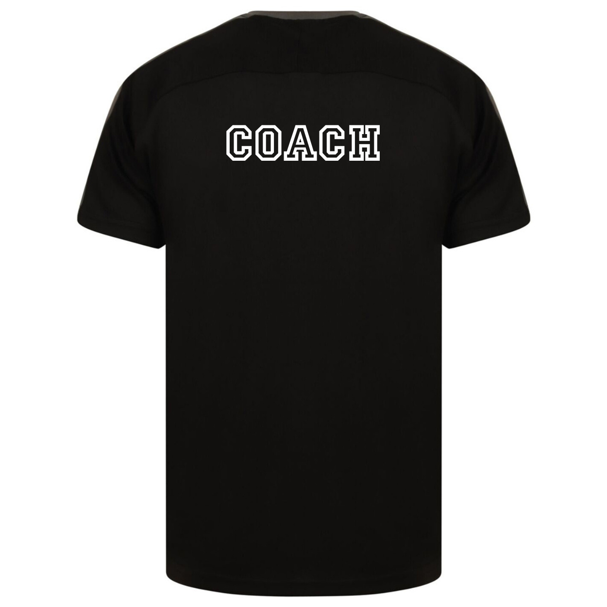 Arabesque Coach Dry-fit Team Wear T-Shirt Black with Grey Panel (LV290/01/02)