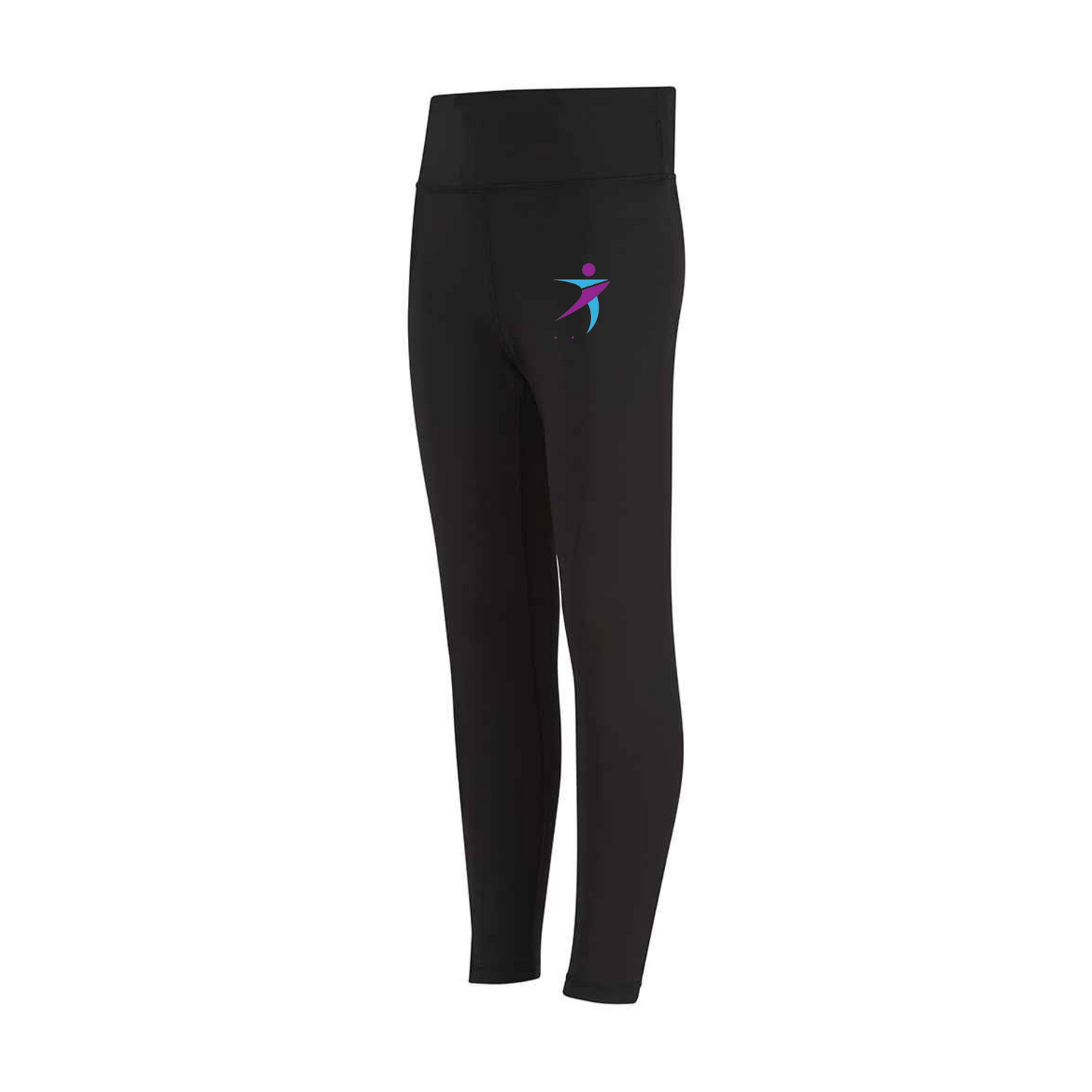 Arabesque Black Team Wear Seemless Leggings