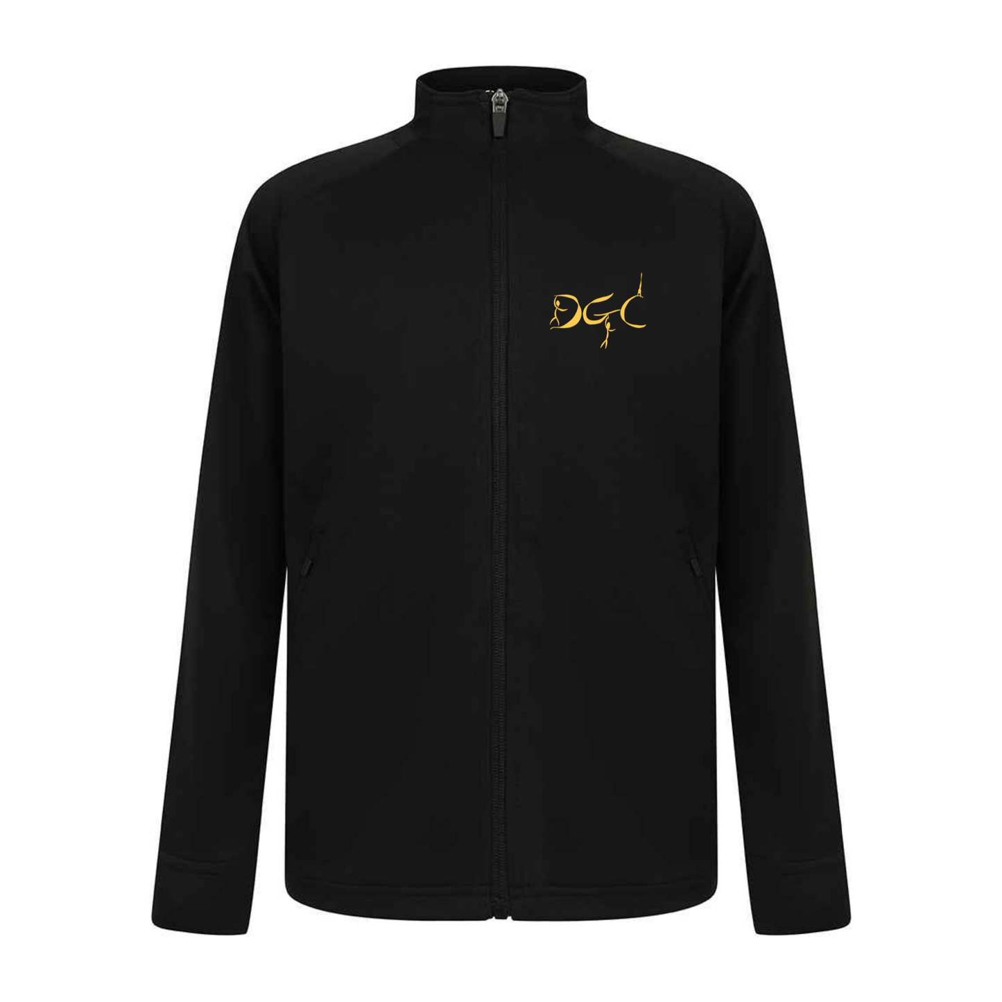 Dysons Coach Team Wear Tracksuit Set Black - Gold Logo