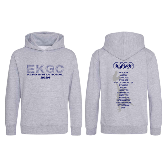 Acro Invitational Comp Hoodie - Venue EKGC - 9th & 10th November - Front and Back Print