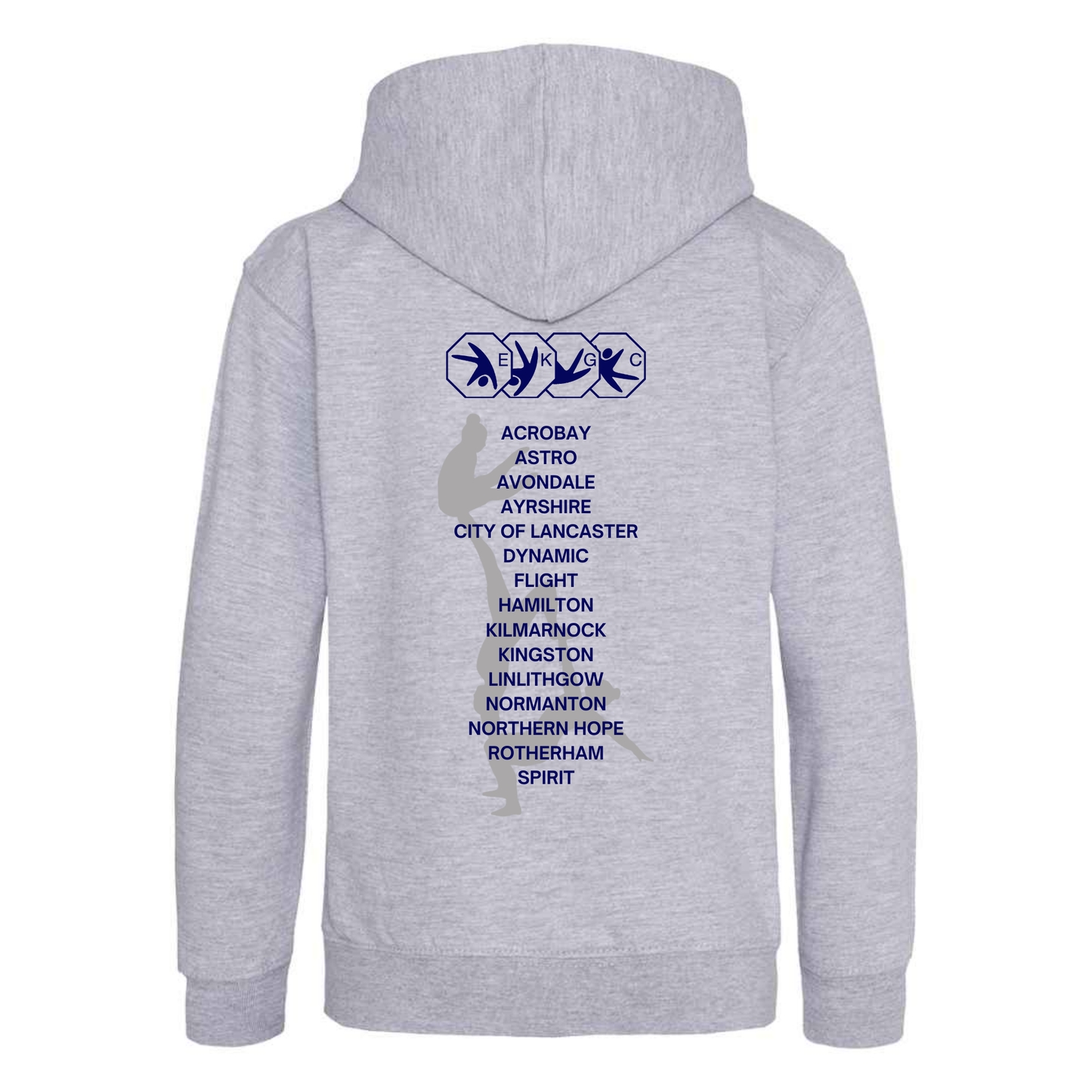 Acro Invitational Comp Hoodie - Venue EKGC - 9th & 10th November - Front and Back Print