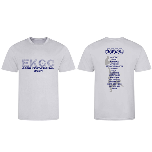 Acro Invitational Comp T-Shirt - Venue EKGC - 9th & 10th November - Front and Back Print