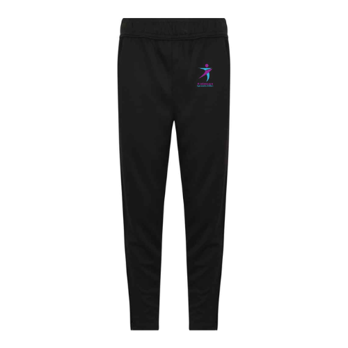 Arabesque Black Tracksuit Bottoms Team Wear