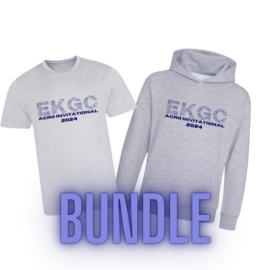 Acro Invitational Comp Hoodie & T-Shirt Bundle - Venue EKGC - 9th & 10th November - Front and Back Print