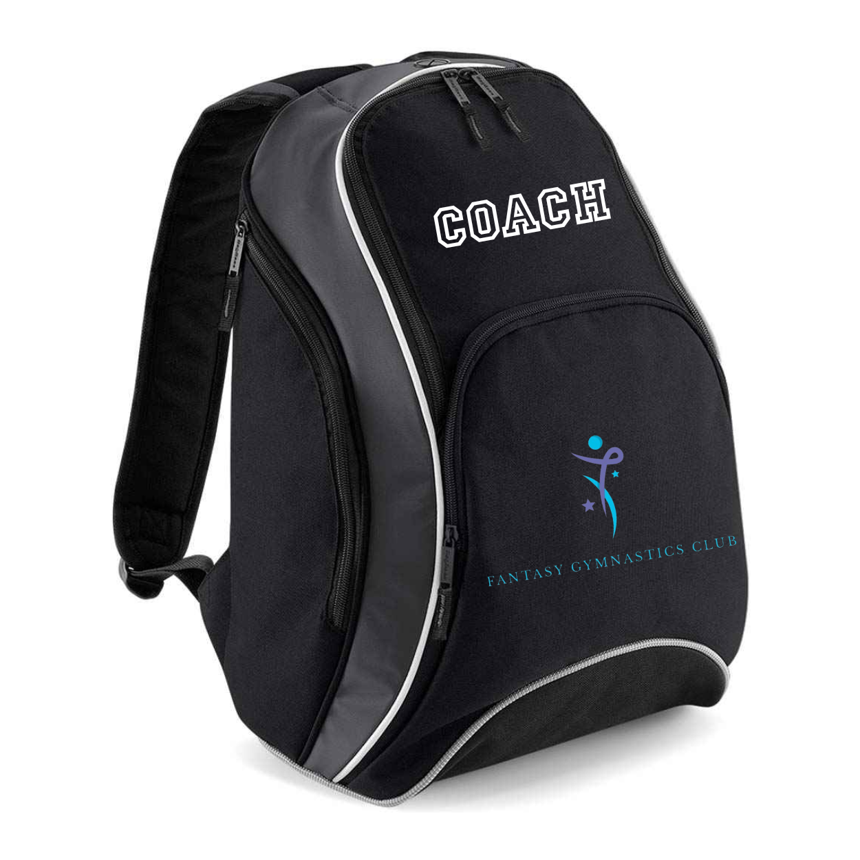 Fantasy Coach Team Wear Black and Grey Backpack (BG571/01/01)