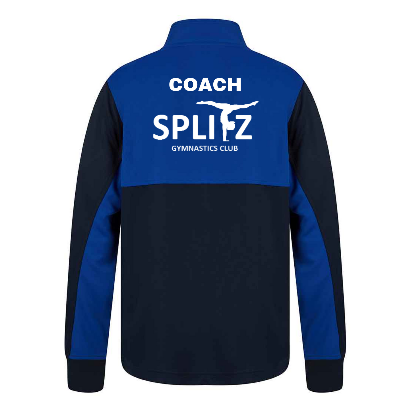 Splitz - Coach - Team Wear Navy/Royal Blue 1/4 Zip