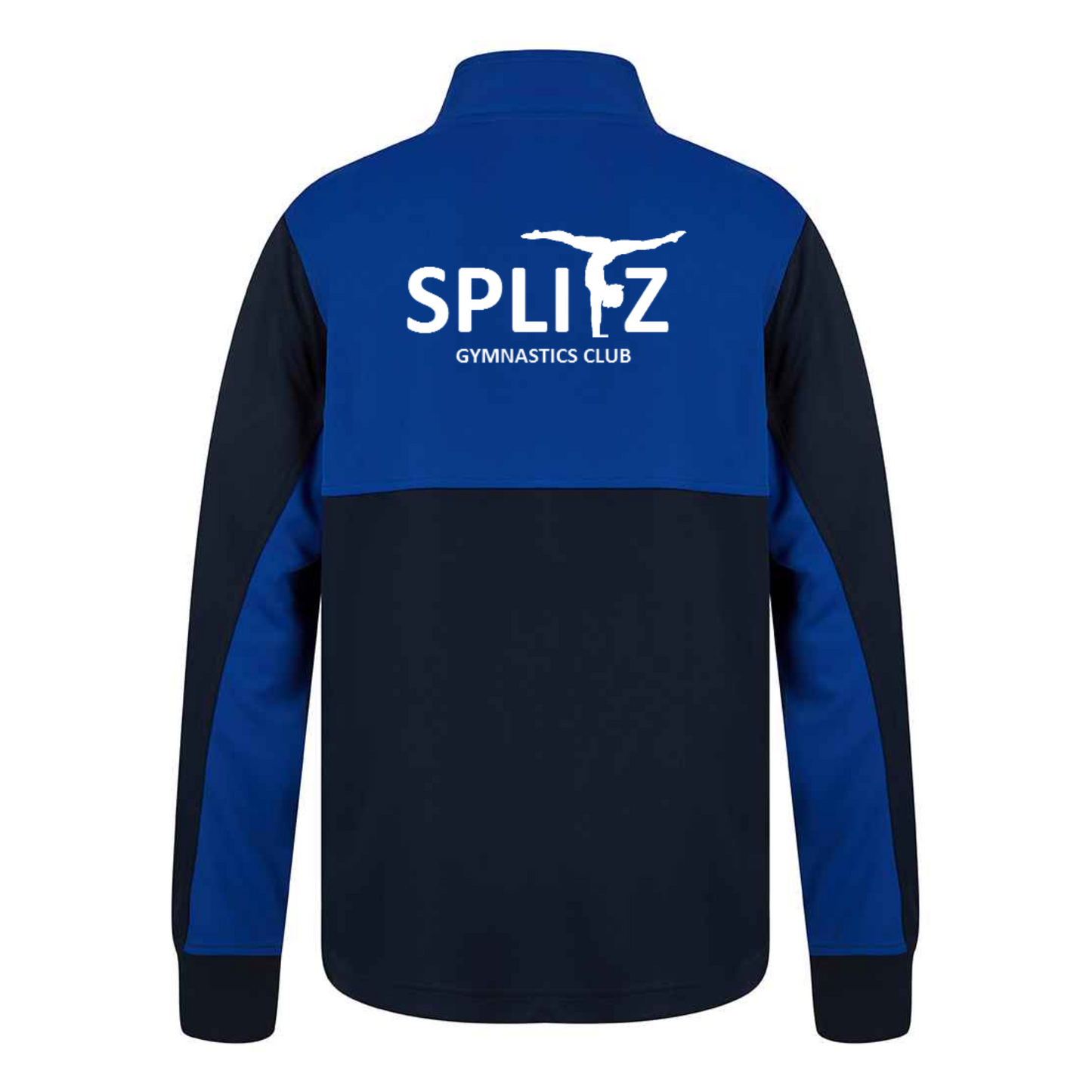 Splitz Team Wear Navy/Royal Blue 1/4 Zip