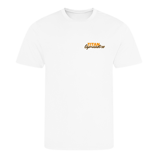 Titan White Gymnast T-Shirt (11770)