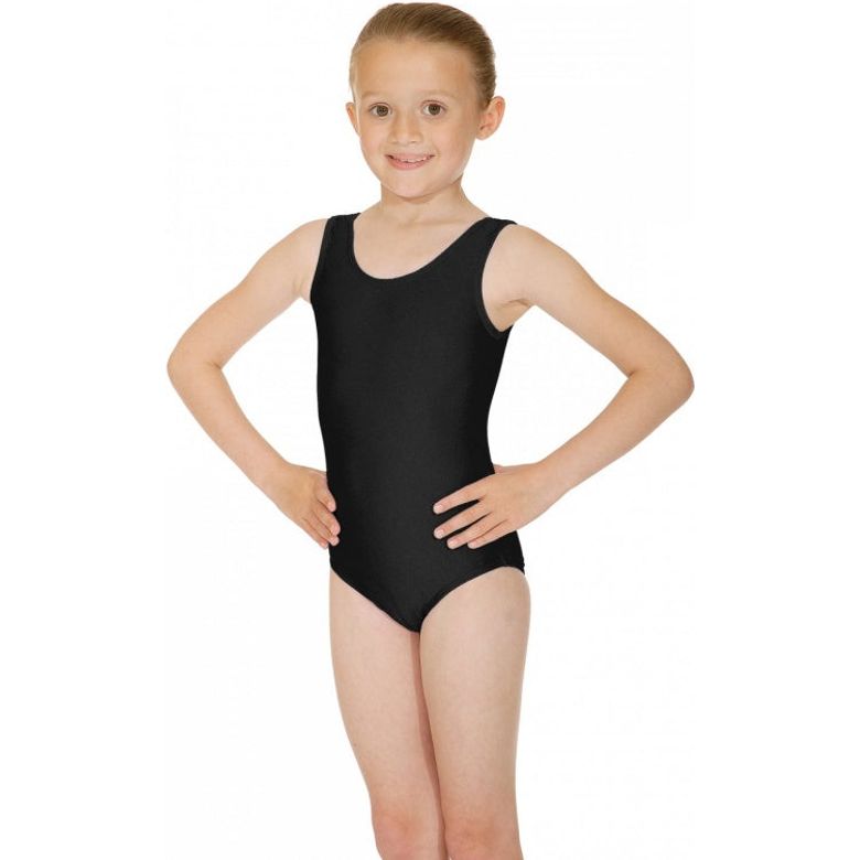 Black Sleeveless Leotard