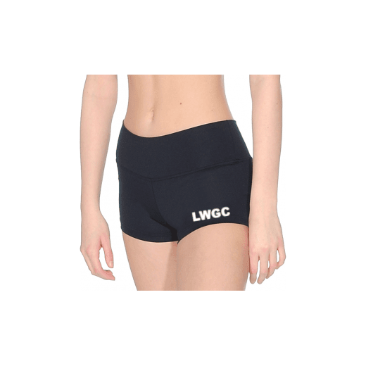 LWGC - Girls Black High Waist Micro Shorts
